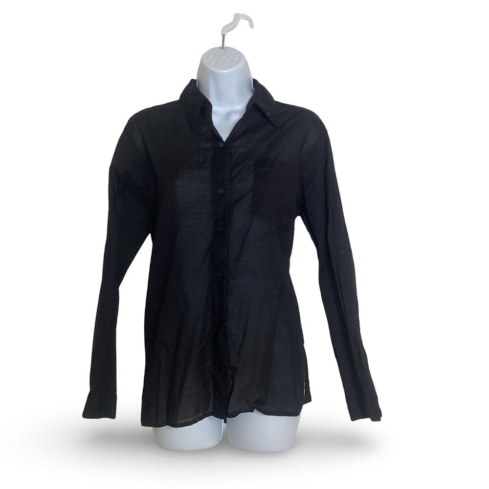 First Issue - Liz Claiborne- Black Blouse